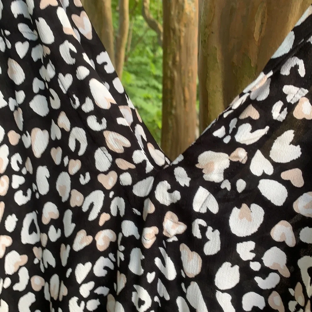 Intimately Free People Bare It All Bodysuit Black Leopard - Picture 7 of 10
